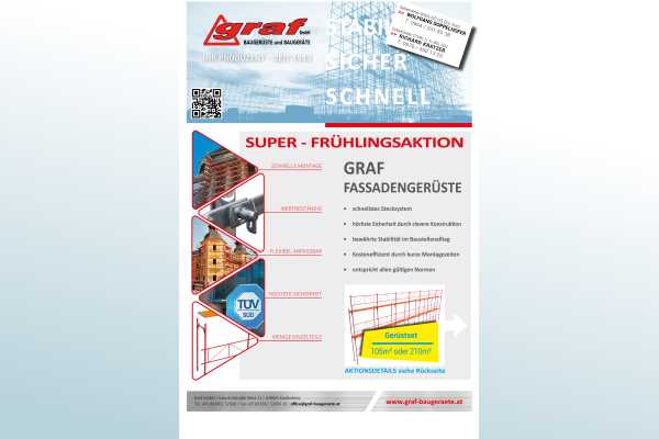 Super Frühlingsaktion Fassadengerüst